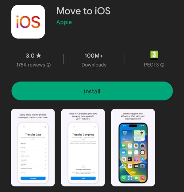 روش انتقال اطلاعات از گوشی قدیمی به جدید در آیفون با برنامه Move to iOS